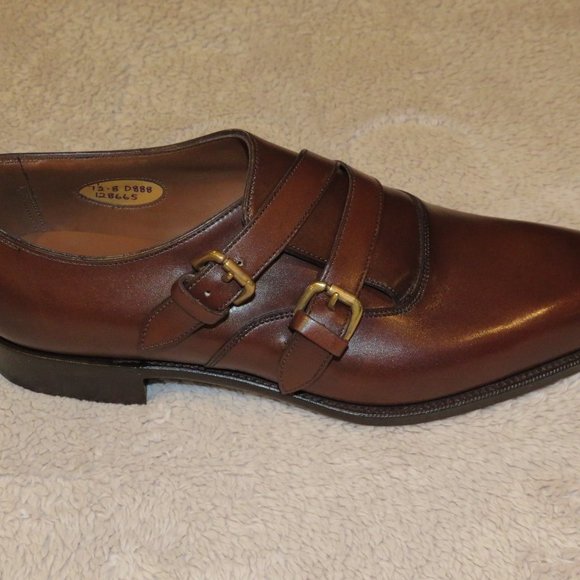 Ralph Lauren Purple Label Edward Green Ancel Brown Monk Loafer 8D NWB $1995 main image 12